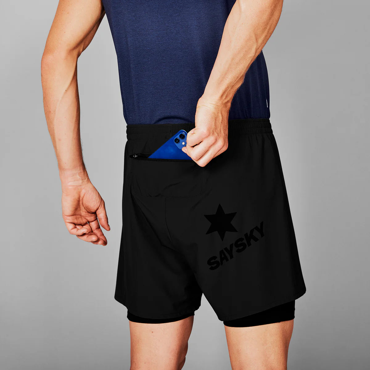 SAYSKY 2 in 1 Pace Shorts 5" Men