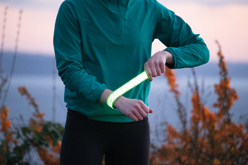 Amphipod Full-Viz Reflective LED USB Slap Band