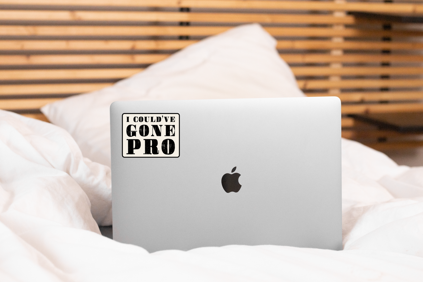 I Could've Gone Pro Sticker - sports, old school, uncle rico