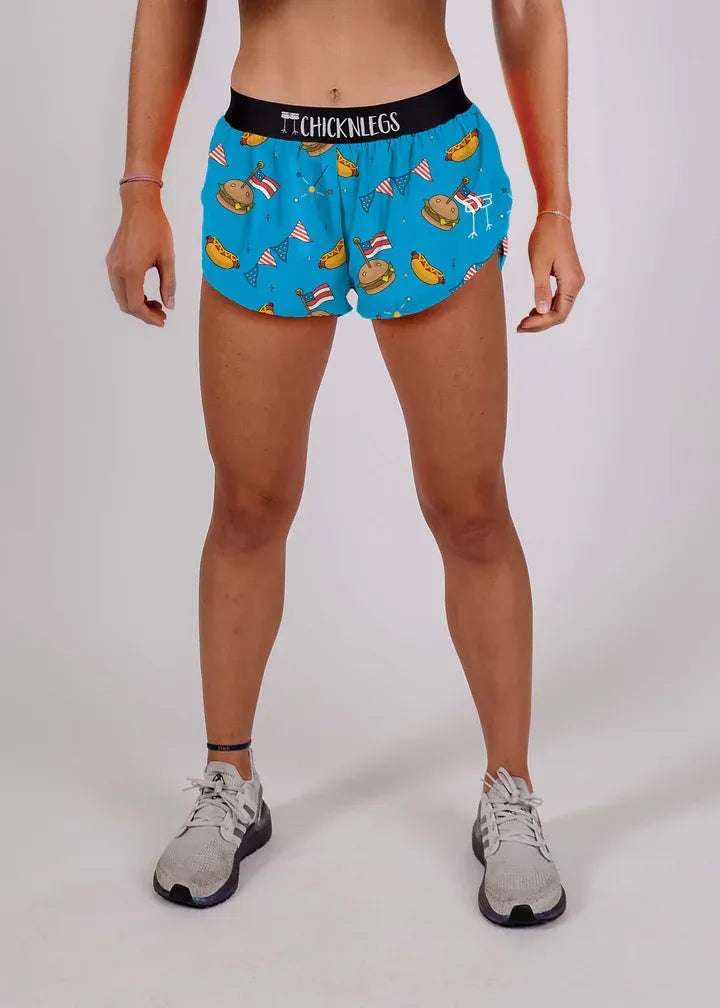 CHICKNLEGS Women's 1.5 Split Shorts