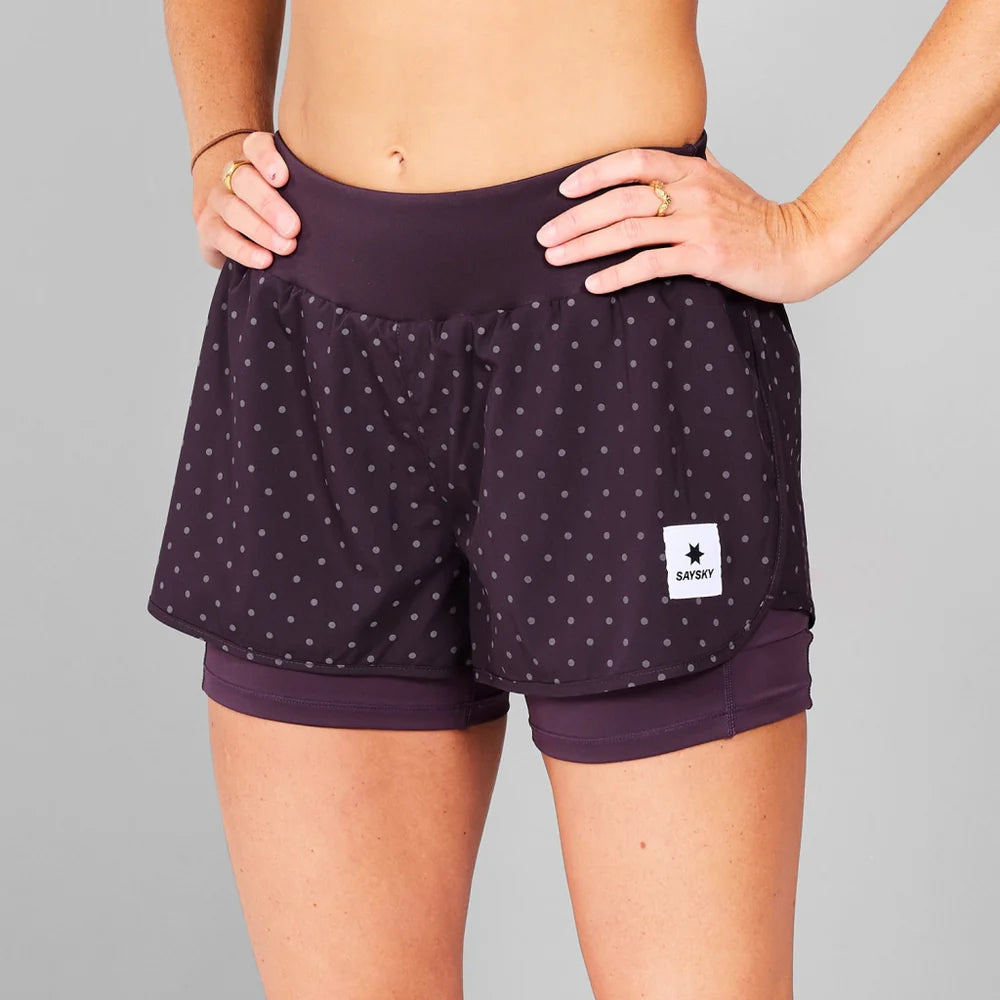 SAYSKY Pace 2 in 1 Pace Shorts 3" Women