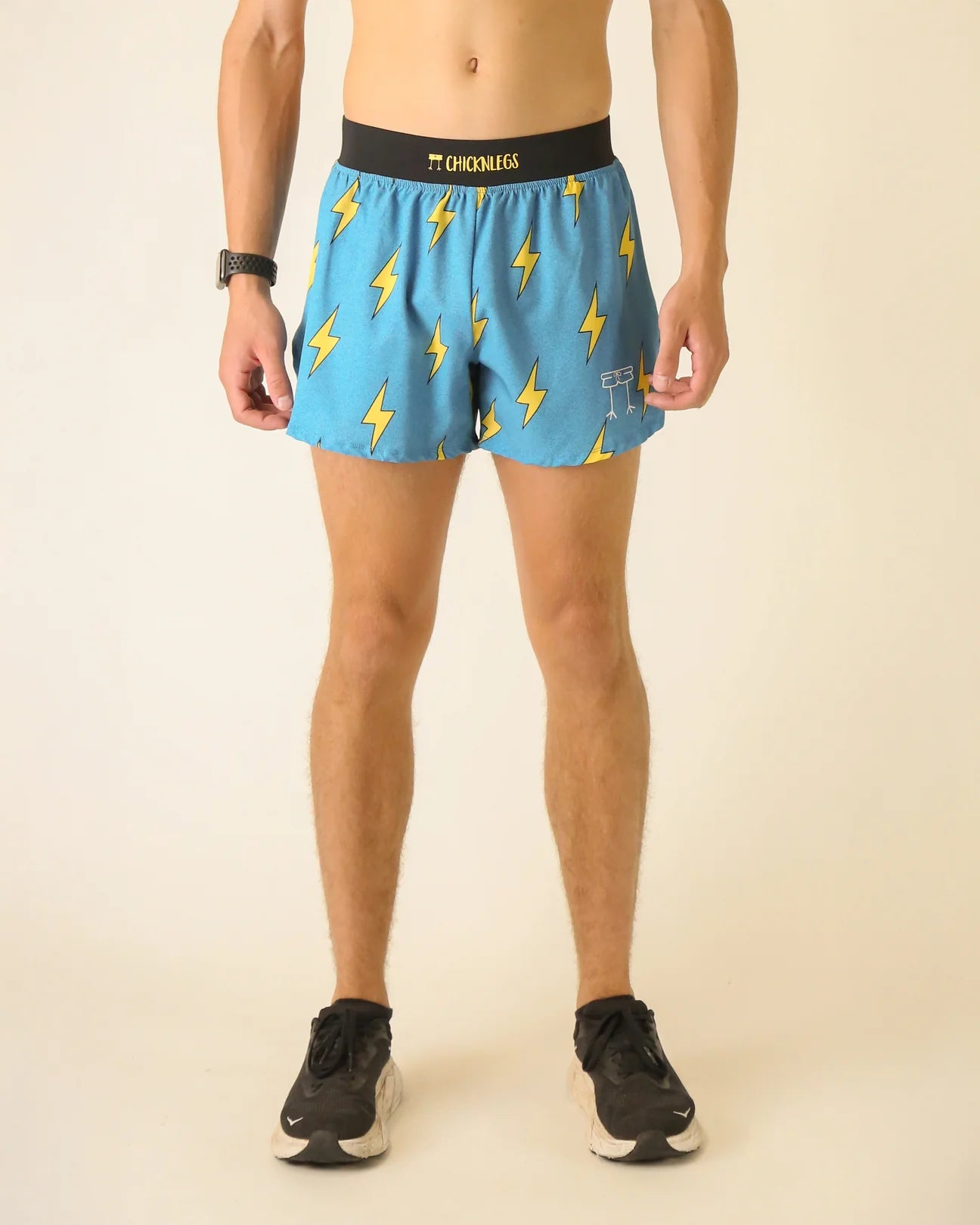 ChickNLegs Men's 4in Half Split Shorts