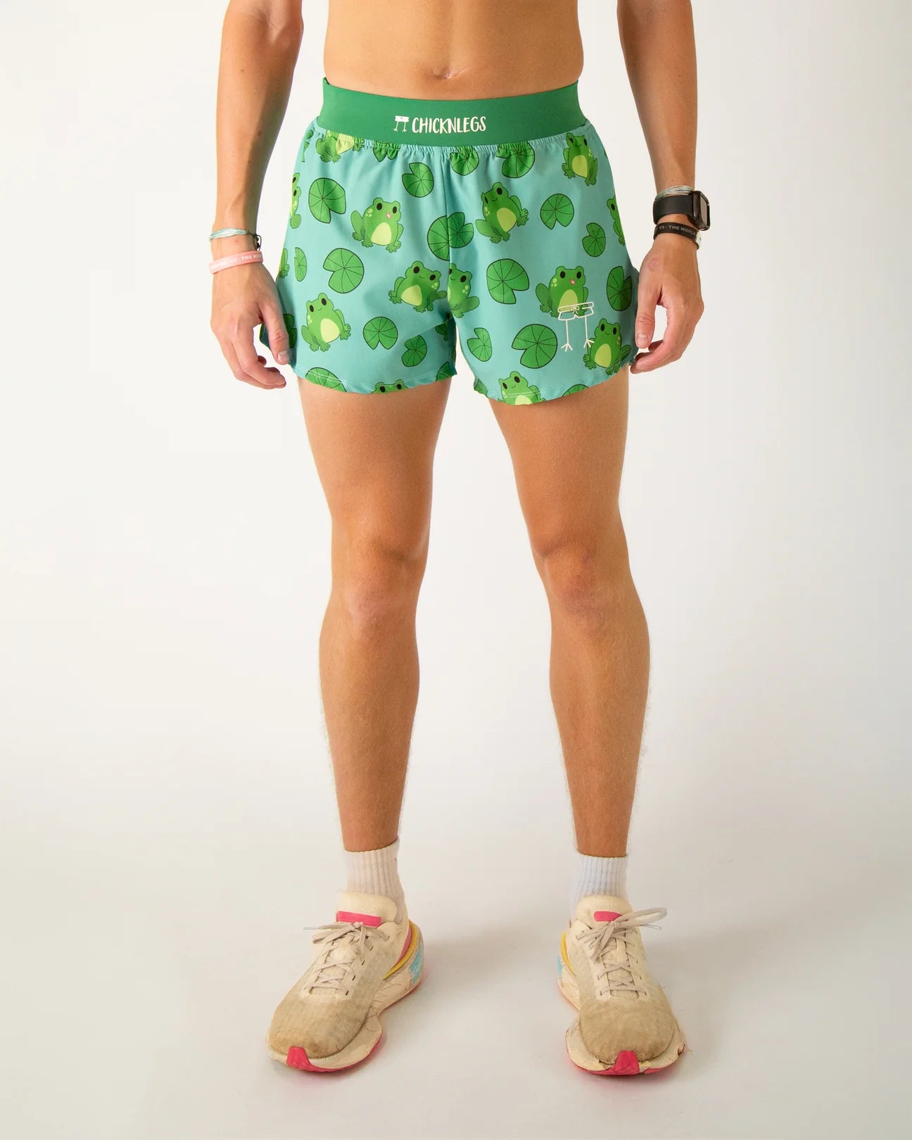 ChickNLegs Men's 4in Half Split Shorts