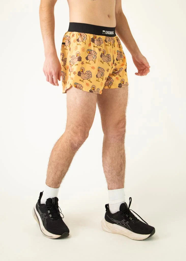 ChickNLegs Men's 4in Half Split Shorts