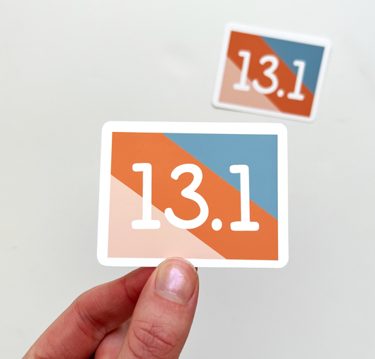 13.1 Half Marathon Sticker