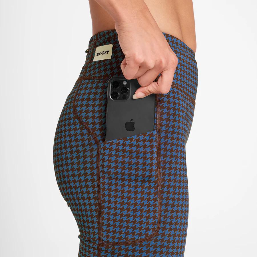 _SaySky Houndstooth Combat + Short Tights 7" Women