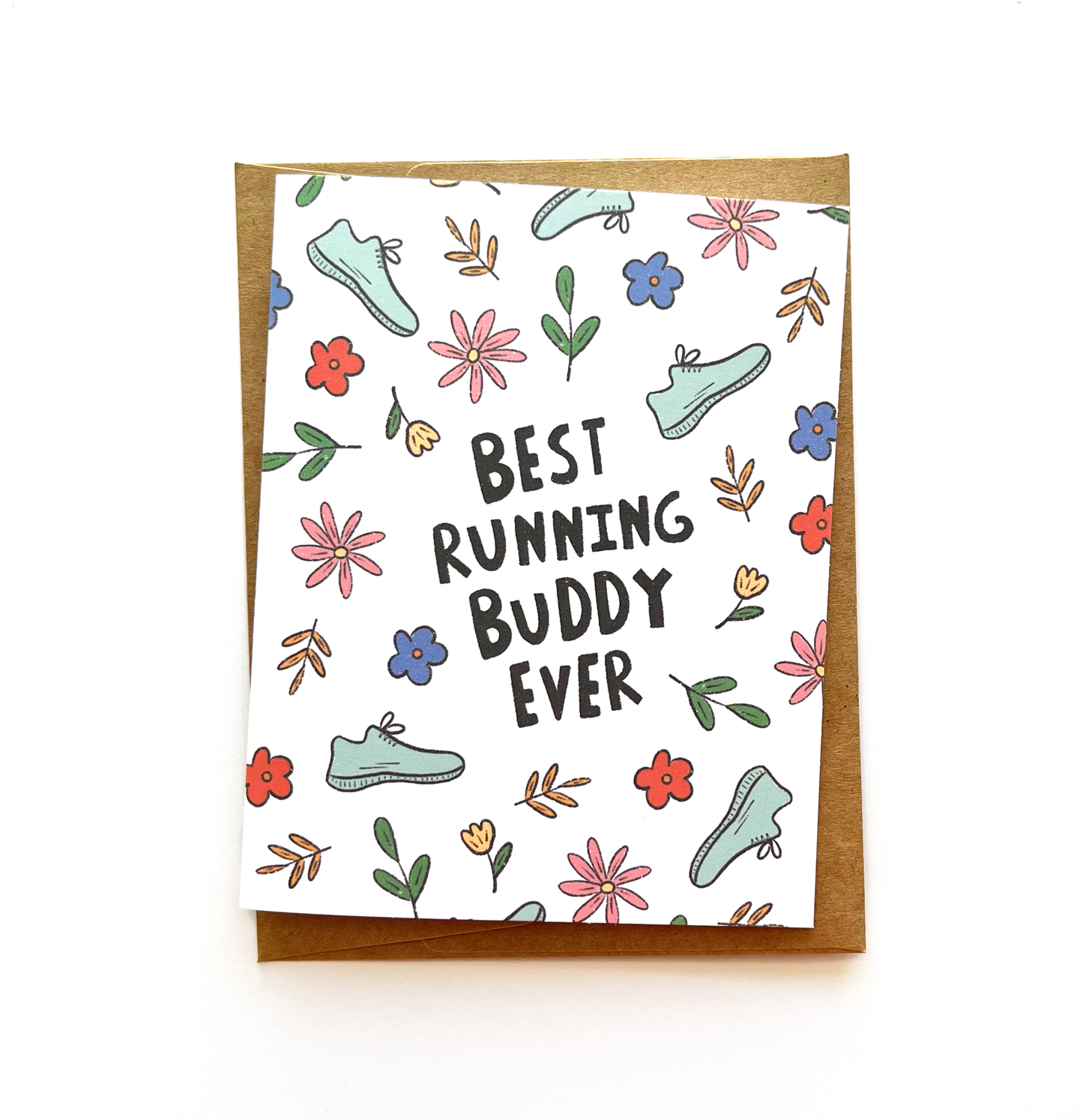 Best Running Buddy Ever Card