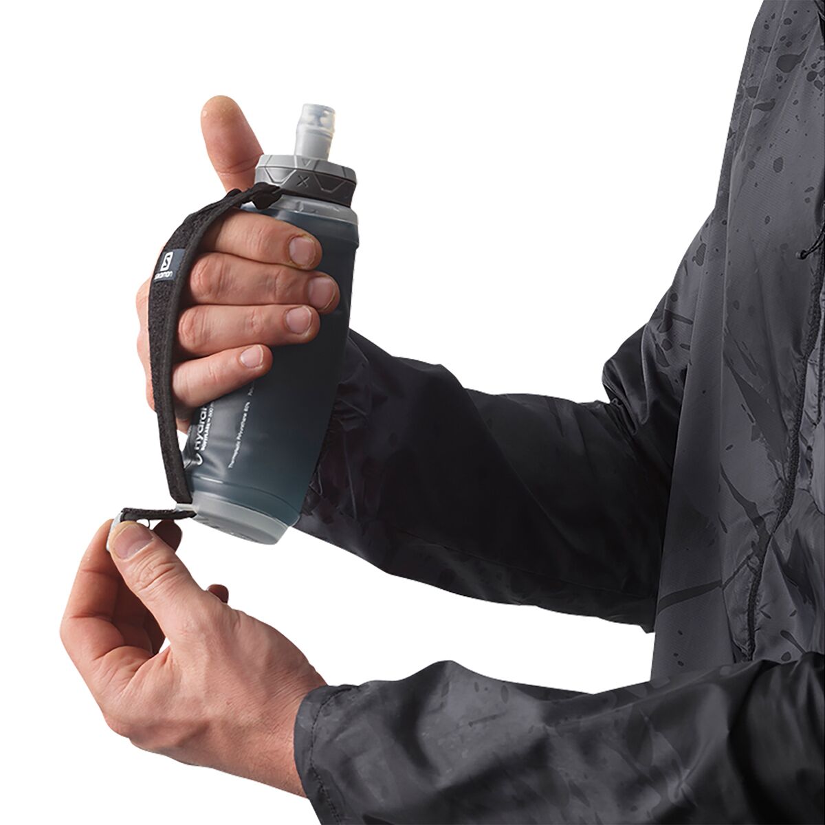 Salomon Active Handheld Blk/Slate Grey