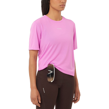 _Salomon SHKout Core Cyclamen Short Sleeve Tee Women