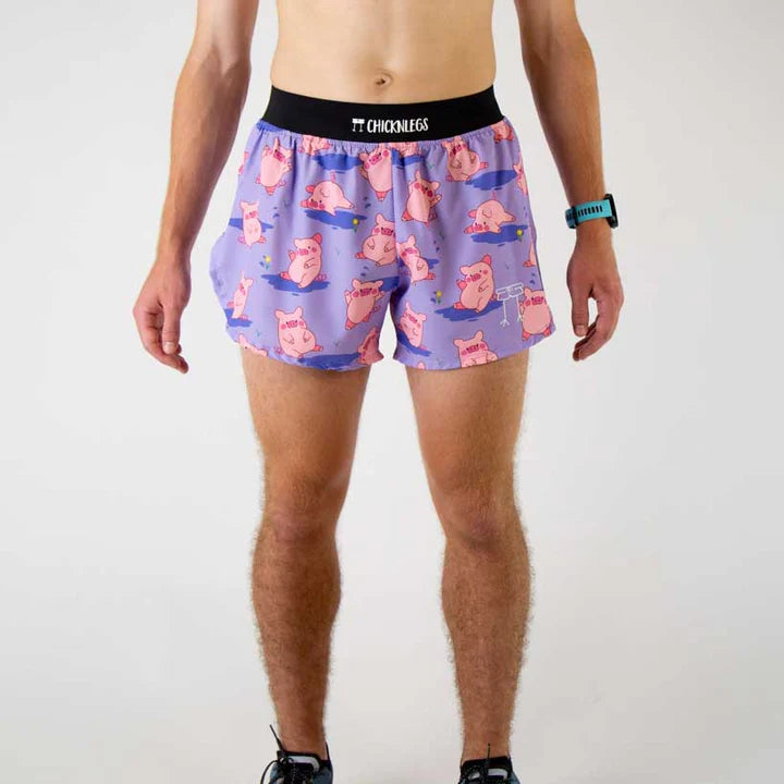 _ChickNLegs Men's 4" Half Split Shorts