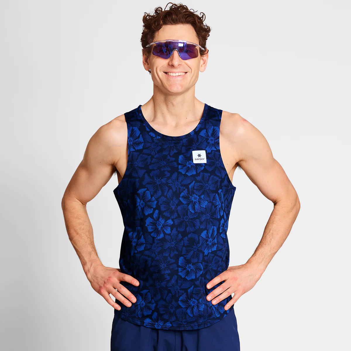 SaySky Flower Combat Singlet Men