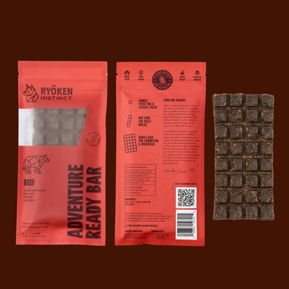 Beef Treat & Snack Bar for Active Dogs - Energy & Recovery