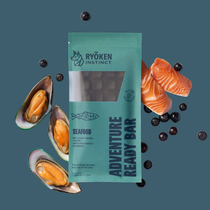 Salmon Treat & Snack Bar for Active Dogs - Energy & Recovery